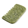 Natural Xiuyan Jade Massage Combs AJEW-K045-01B-2
