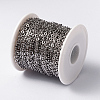 Tarnish Resistant 304 Stainless Steel Cable Chains CHS-L014-19P-2