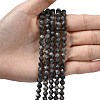 Natural Larvikite Beads Strands G-Z119-A32-01-2