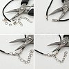 Alloy Clip Ends With Lobster Claw Clasps KK-PH0034-22-6