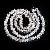 Electroplate Glass Beads Strands EGLA-S176-07B-A01-3