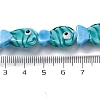 Handmade Lampwork Beads Strands LAMP-G154-07J-2