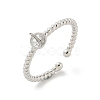 Brass Cup Peg Open Cuff Ring Settings LS-KK-G518-02P-02-1