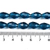 Transparent Glass Beads Strands X-EGLA-N013-T8mm-D25-4
