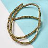 Natural Unakite Beads Strands G-B064-A10-2