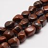 Natural Tiger Iron Bead Strands G-K153-D04-1