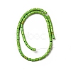 Synthetic Turquoise Beads Strands X-TURQ-G120-4x6mm-08-3