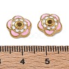 304 Stainless Steel Enamel Bead Caps SA-CBAD60D-09G-04-2