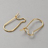 Brass Hoop Earrings Findings LS-DIY-WH0888-394A-01-2