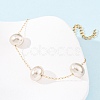 Acrylic Imitation Pearls Beasded Bracelets BJEW-F519-01G-3