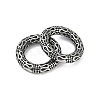 Snake Ring 316 Surgical Stainless Steel Hoop Nose Rings EJEW-G416-19A-AS-4