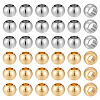 80Pcs 2 Colors 304 Stainless Steel Beads STAS-PH0006-76-1