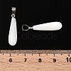 Natural Trochid Shell/Trochus Pendants SSHEL-N027-129-01-4