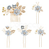 Plastic and Resin and Iron Hairpin Set OHAR-WH20020-04C-1