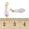 ABS Plastic Imitation Pearl Pendants KK-C046-03B-3