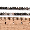 Natural Black Rutilated Quartz Beads Strands G-RM250104-C3-4