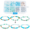 DIY Ocean Theme Stretch Bracelets Making Kit DIY-SC0021-56-1