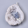 Natural Druzy Agate Big Pendants G-R458-05D-2