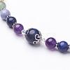 Mixed Gemstone Beaded Necklaces NJEW-JN01753-3