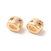 Brass Micro Pave Cubic Zirconia Beads KK-Q773-02G-04-2