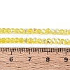 AB Color Plated Transparent Glass Rondelle Beads Strands EGLA-T029-2mm-10J-4