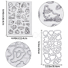 1Pc Halloween Theme PVC Plastic Clear Stamps DIY-CP0008-83-2