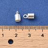 925 Sterling Silver Cord Ends STER-F032-09S-4mm-3