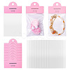 100Pcs Rectangle Clear Polypropylene Cellophane Bags CDIS-TA0001-40A-3