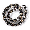 Handmade Gold & Silver Foil Glass Beads FOIL-N030-02A-2