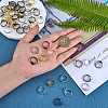 60Pcs 5 Colors Adjustable Brass Ring Components FIND-SZ0002-23-NR-4