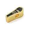 Rack Plating Brass Enamel Beads KK-U029-22G-02-2