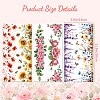 3 Sheets 3 Styles PVC Waterproof Decorative Stickers DIY-WH0404-068-2