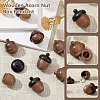 8Pcs 2 Styles Natural Wood Locket Pendants WOOD-GA0001-72-4