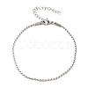 Twist 304 Stainless Steel Link Chains Bracelets for Women BJEW-K240-09P-4