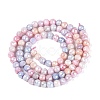 Anti-Tarnish Electroplate Glass Beads Strands EGLA-N027-02A-05-2
