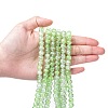 Baking Paint Crackle Glass Bead Strands CCG-S001-8mm-13-4