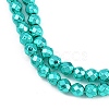 Baking Paint Electroplated Synthetic Non-magnetic Hematite Beads Strands G-H072-A01-01J-3