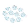 Electroplate Transparent Glass Beads Strands EGLA-N055-03A-03-1