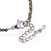 Natural Pyrite Bead Bracelets BJEW-JB04555-02-3