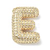 Rack Plating Brass Micro Pave Cubic Zirconia Pendants KK-Q790-01E-G-1