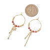 Star Glass Hoop Earrings EJEW-MZ00673-5