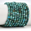 Natural HuBei Turquoise Beads Strands G-B175-A15-2x4mm-2
