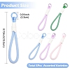 5Pcs Braided Nylon Straps AJEW-YW0002-04-2