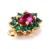 Eco-Friendly Brass Micro Pave Cubic Zirconia Charms ZIRC-C027-12G-02-RS-3