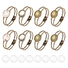DIY Blank Dome Bangle Making Kit DIY-NB0008-11-1