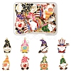 24Pcs 8 Styles Alloy Enamel Pendants ENAM-FS0002-80-1