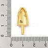 Rack Plating Brass Micro Pave Cubic Zirconia Pendants KK-P277-09G-4
