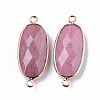Natural Rhodochrosite Links Connectors G-R472-03G-2