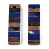 Translucent Resin & Walnut Wood Pendants RESI-TAC0017-47-A01-2