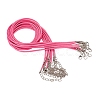 Waxed Cord Necklace Making X-NCOR-T001-33-2